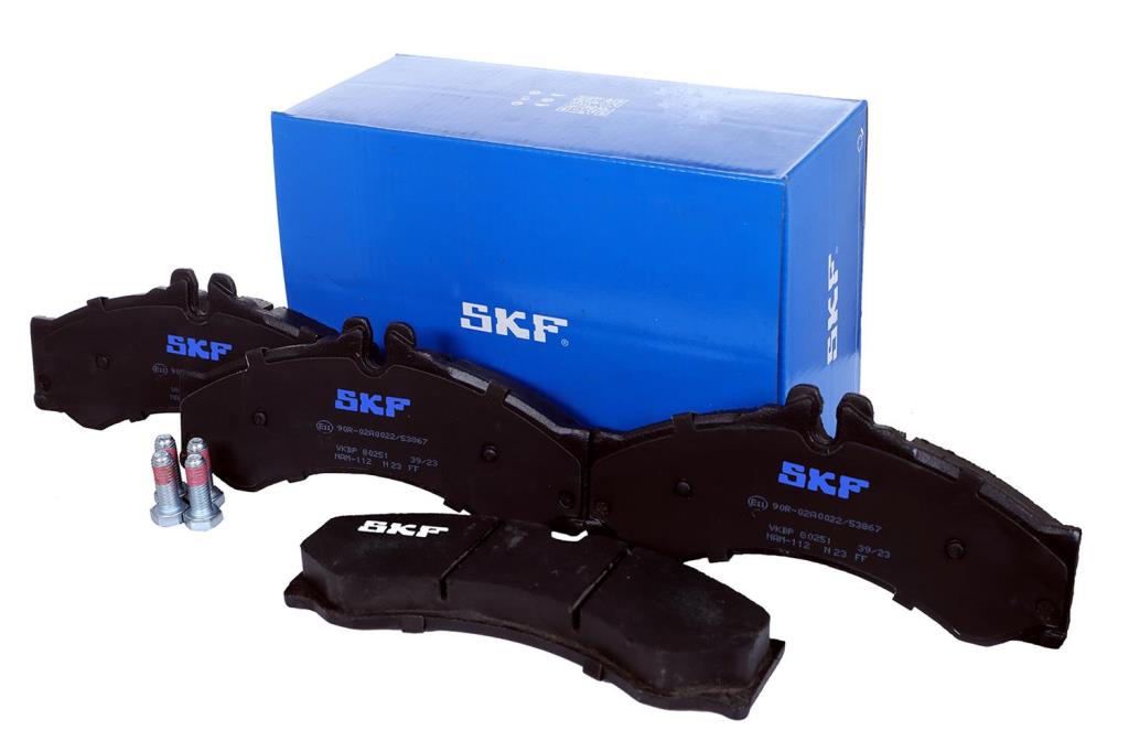 Jeu de 4 plaquettes de frein SKF ref. VKBP 80251